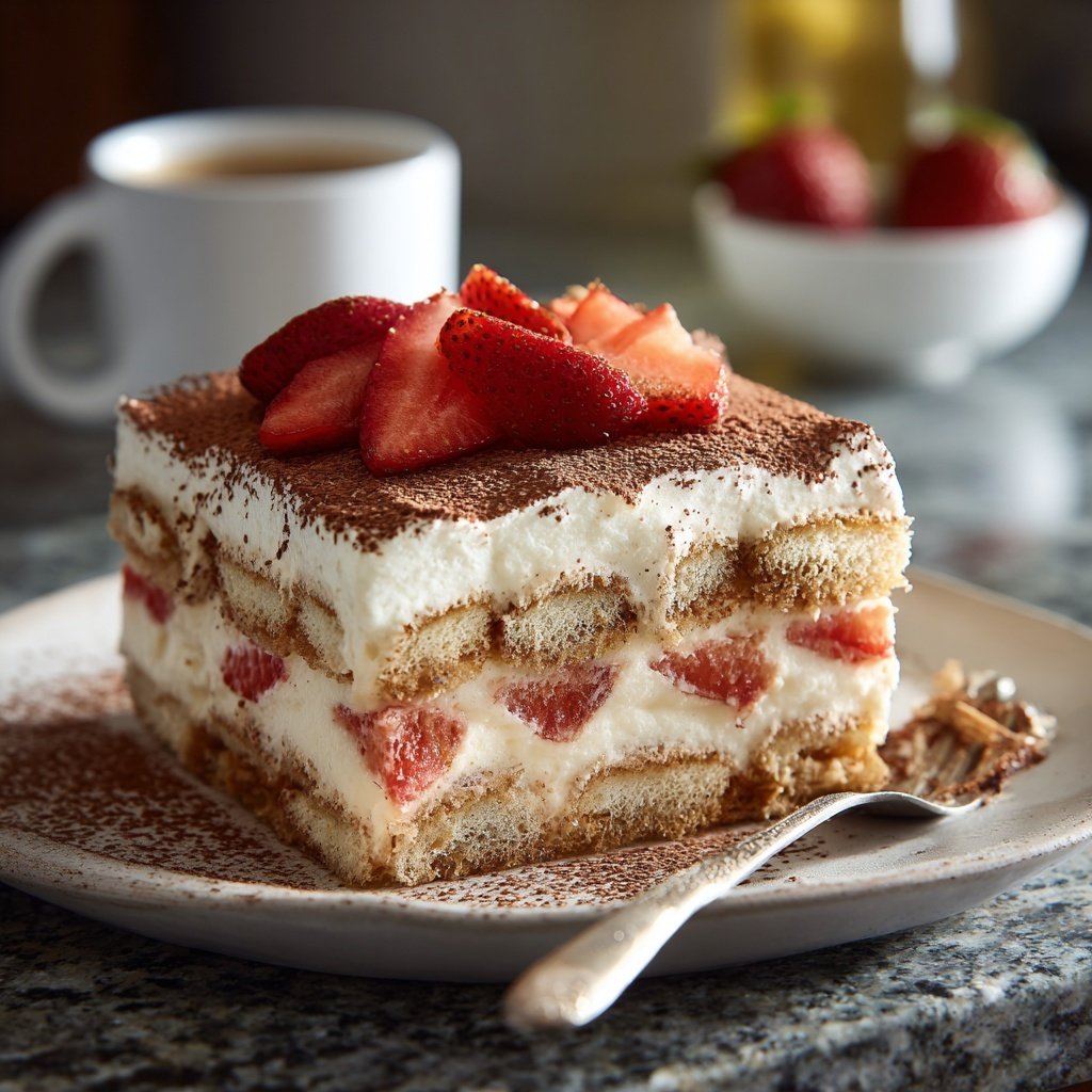 Erdbeer Tiramisu Mit Mascarpone