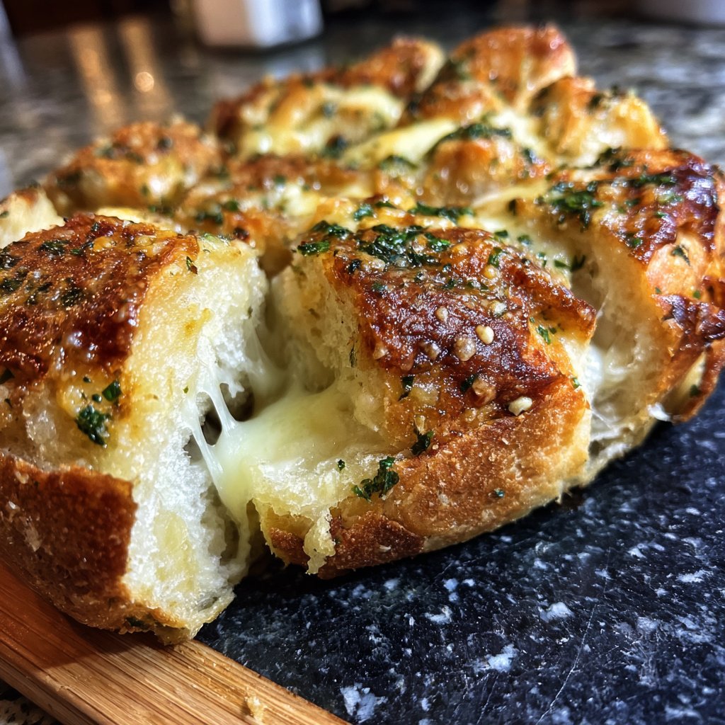 Zupfbrot Mit Käse Und Kräutern