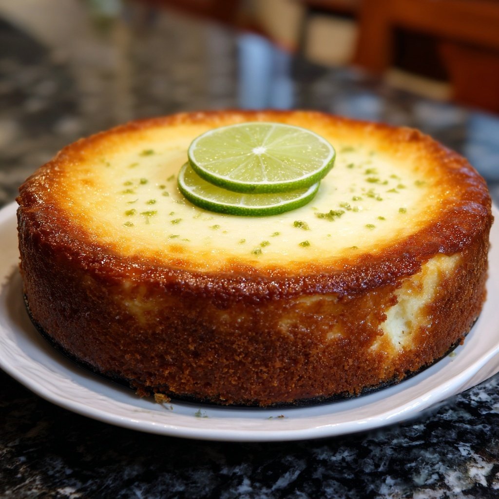 Käsekuchen mit Limette