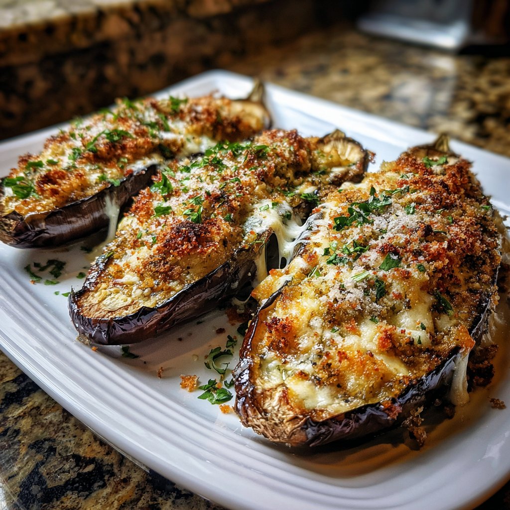Auberginen aus dem Ofen würzig