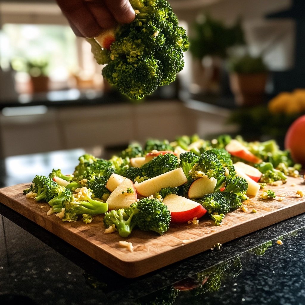 Apfel-Brokkoli-Salat
