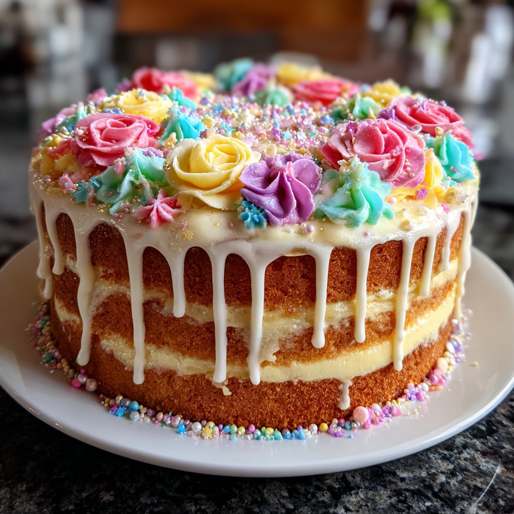 Geburtstagskuchen saftig