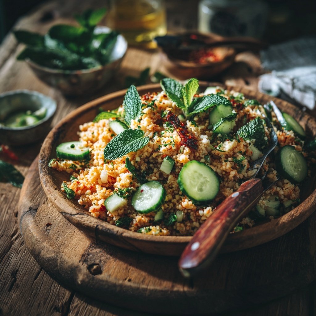 Bulgur Salat Zum Grillen Mit Minze
