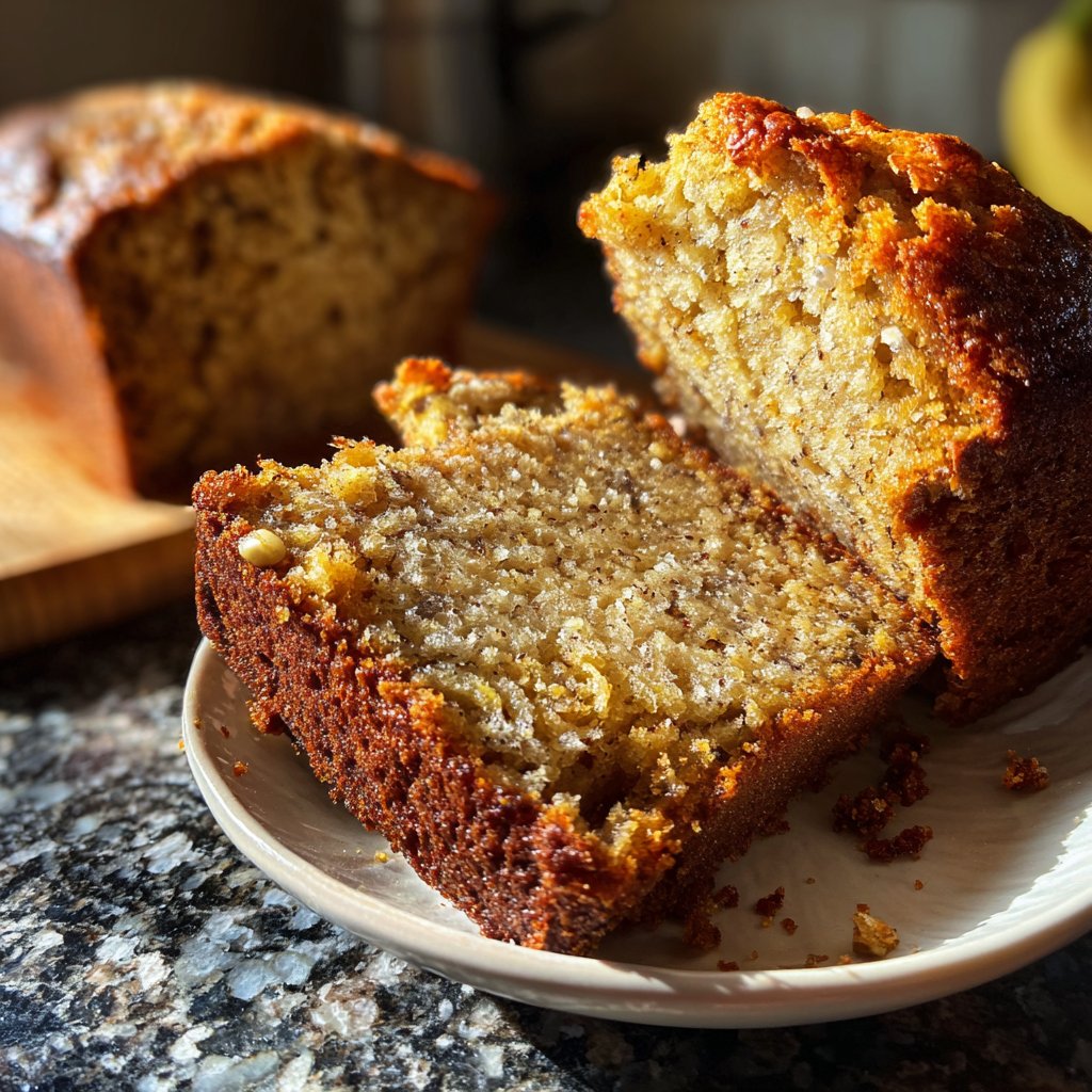 Bananenbrot mit Mandelmehl