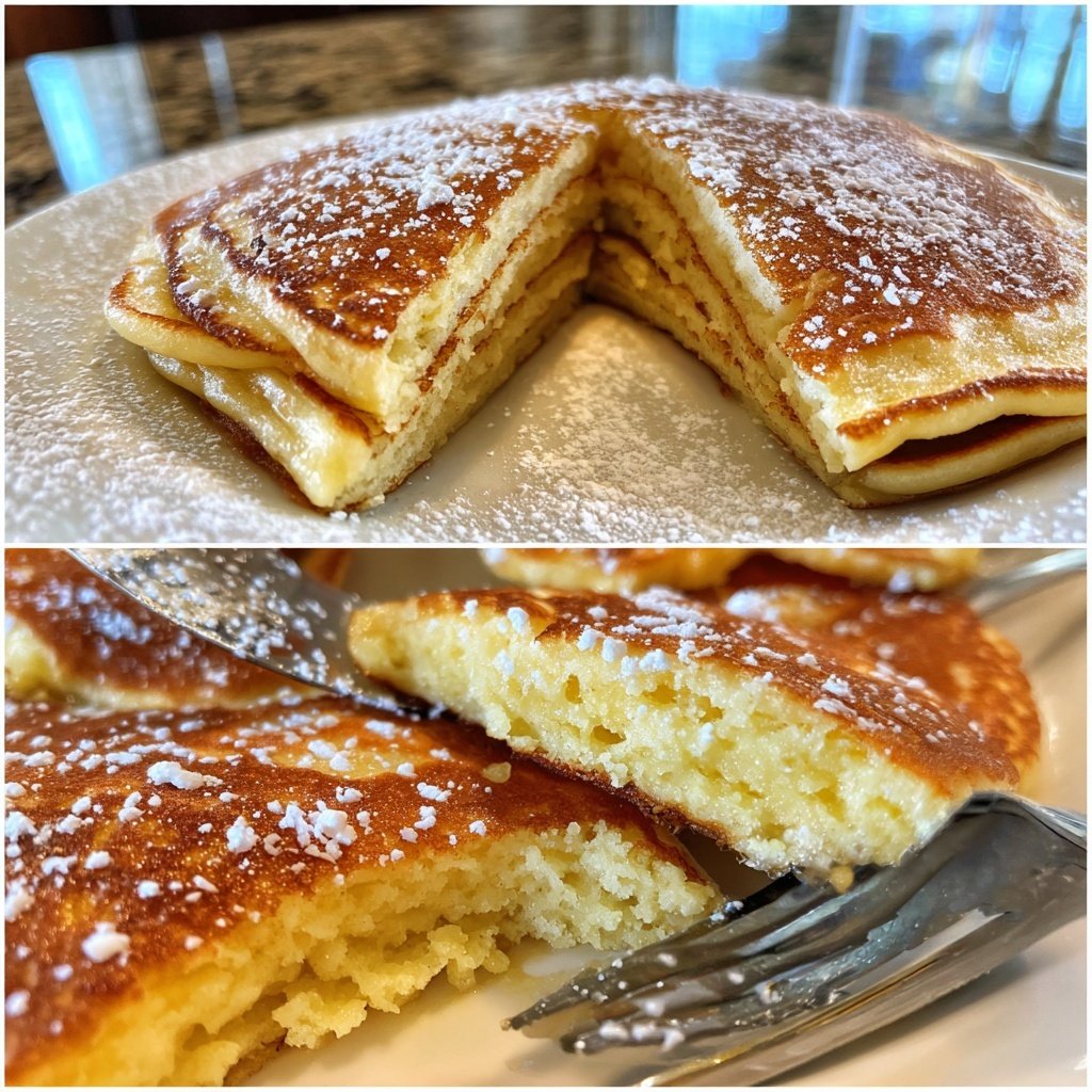 Pfannkuchen mit Zitronenzucker