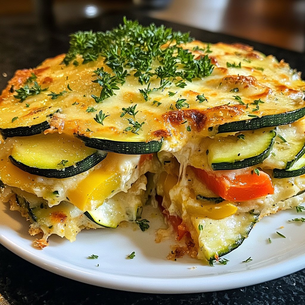 Gemüseauflauf mit Kräutern