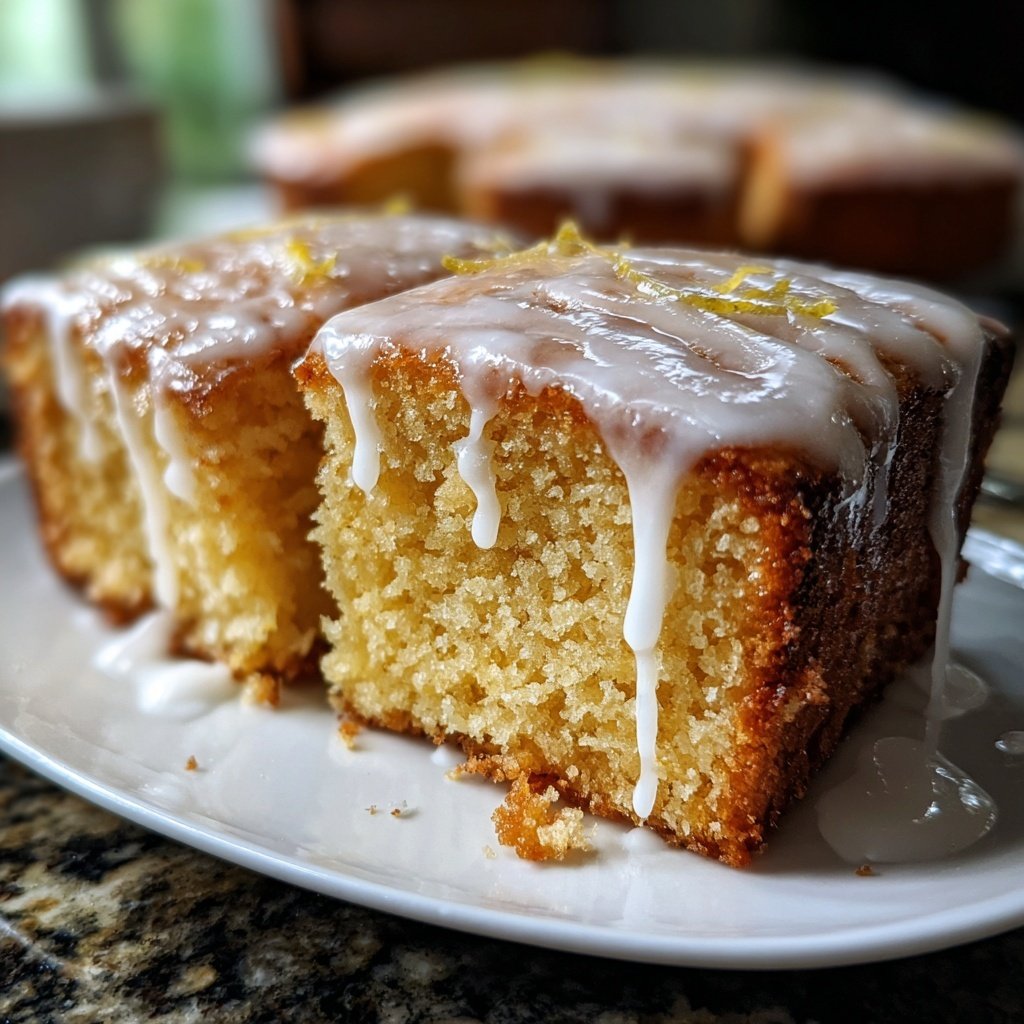 Zitronenkuchen mit Kokosmehl