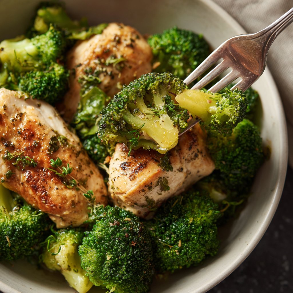 Hähnchenbrust mit Brokkoli Pfanne