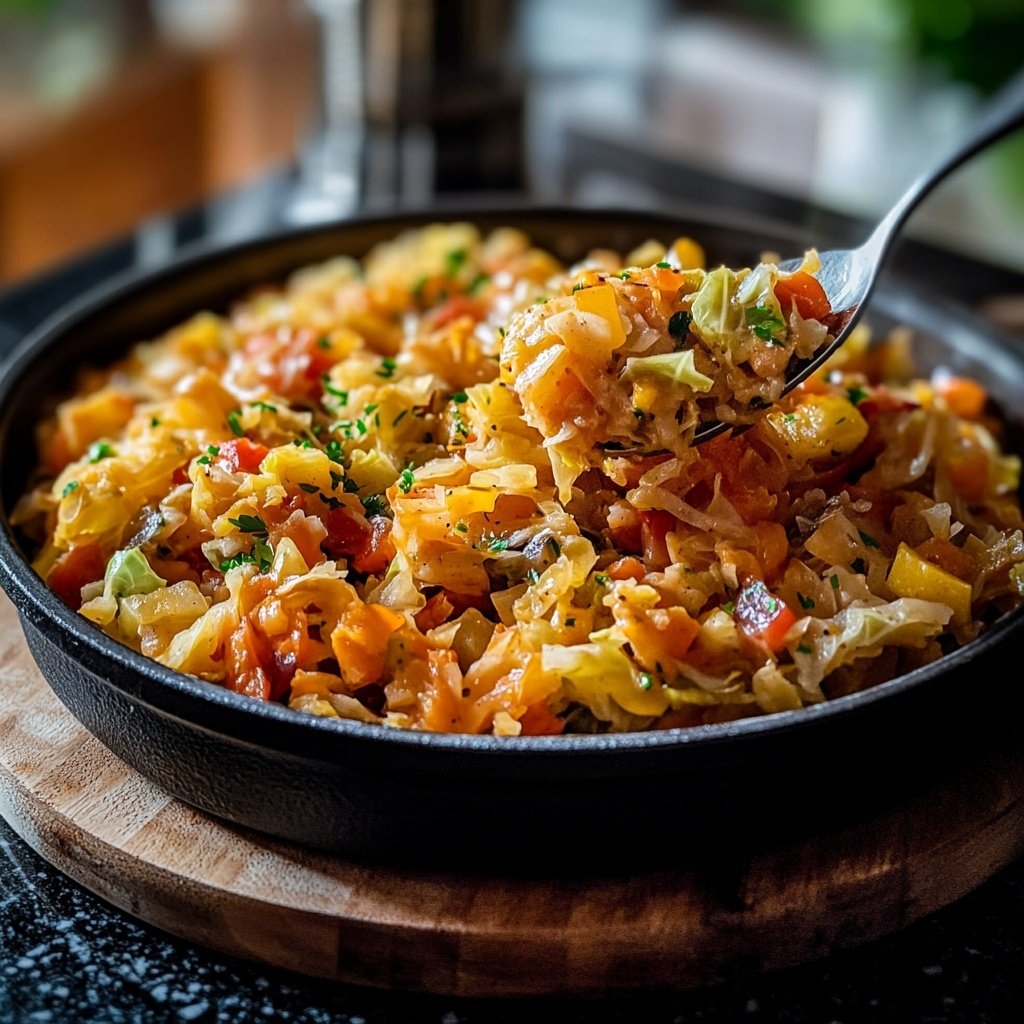 Schmorkohl mit Gemüse