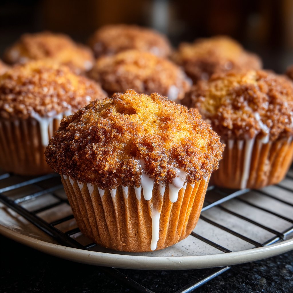 Muffins mit Zimtkruste