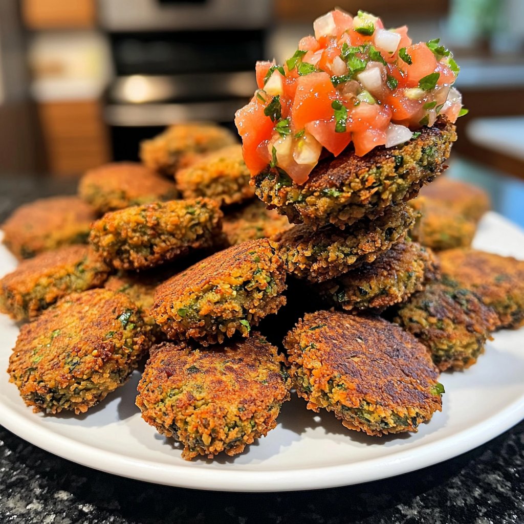 Falafel mit Tomatensalsa