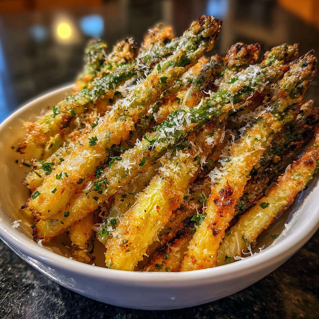 Grüner Spargel Mit Parmesan