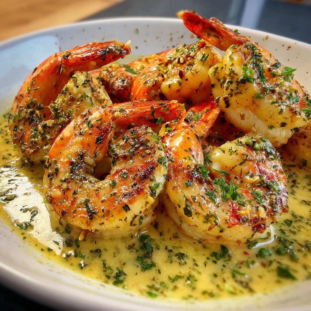 Garnelen mit Proseccosauce