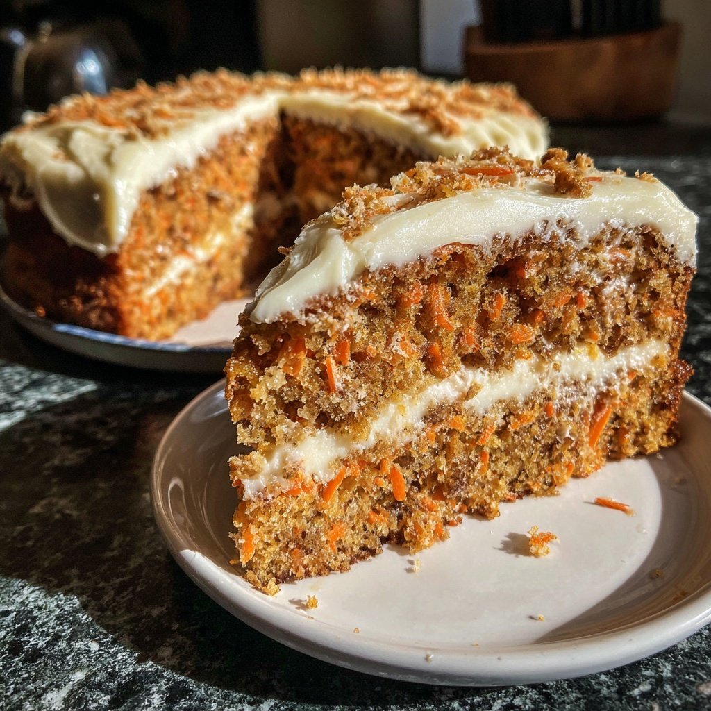 Karottenkuchen Mit Frischkäse Frosting