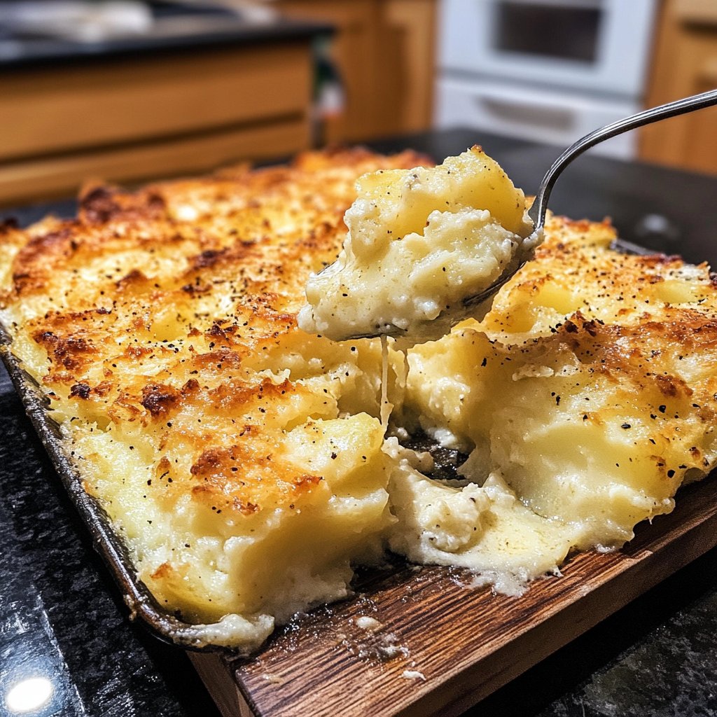 Kartoffelgratin mit Sahne