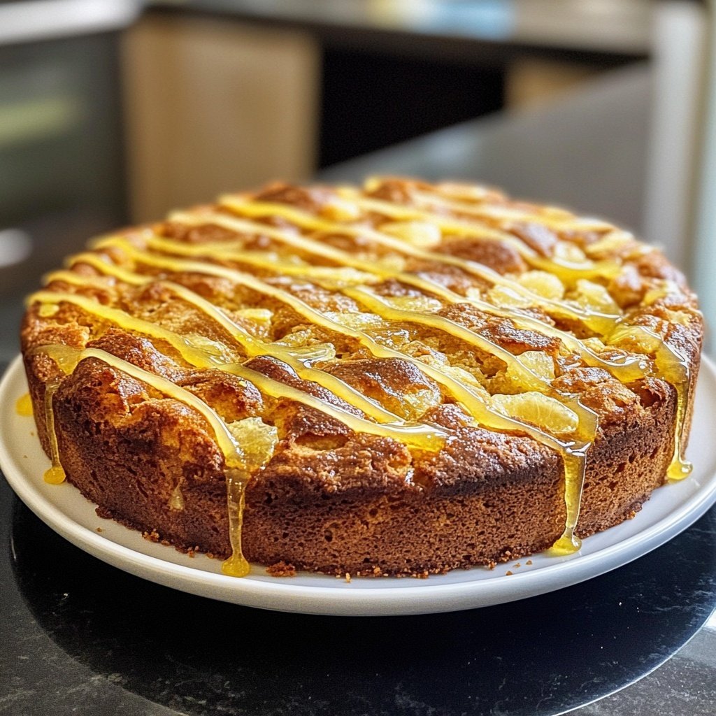 Zitronenkuchen mit Zitronensirup