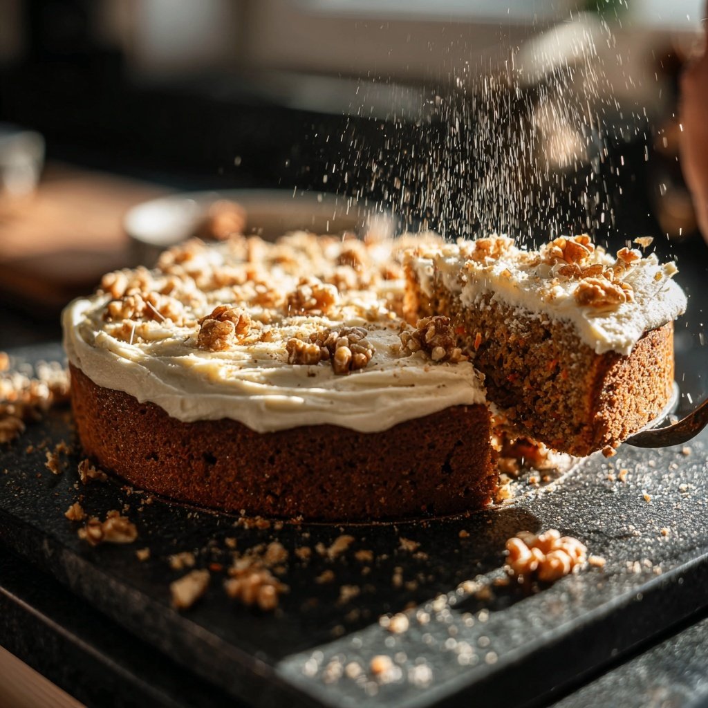 Saftiger Karottenkuchen Mit Frischkäse